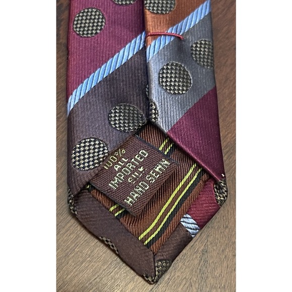 Bcbg Attitude Hand Made 100% Imported Silk Men’s Neck Tie Made In China - Picture 7 of 9